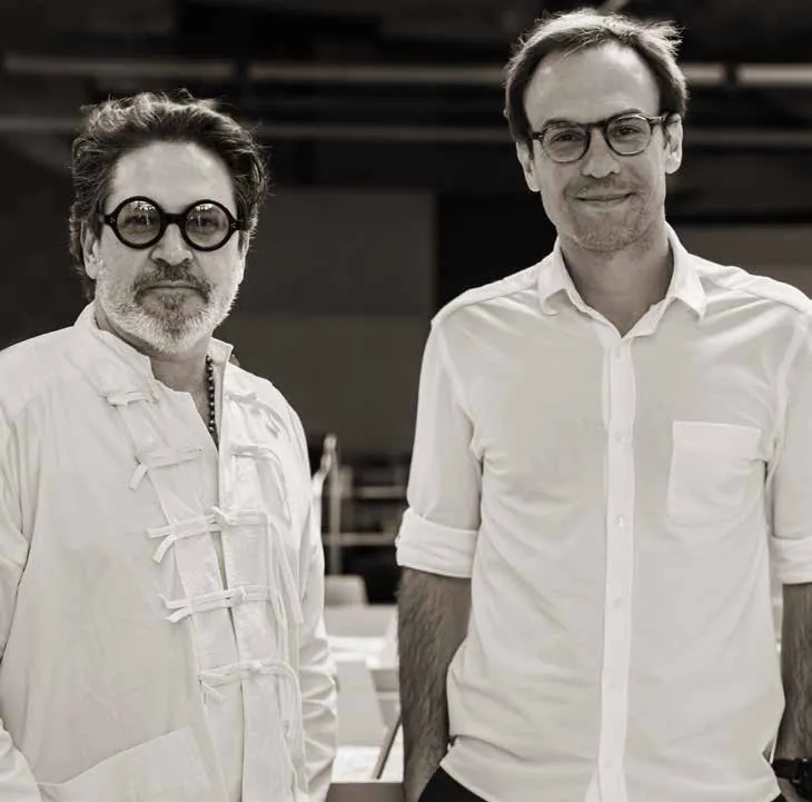 Celso Rayol e Fernando Costa, arquitetos responsáveis pela Cité Arquitetura